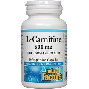 Natural Factors L - Carnitine 500mg 60c - Nature's Source Inc