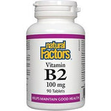 Natural Factors Vitamin B2 100 mg 90t - Nature's Source Inc