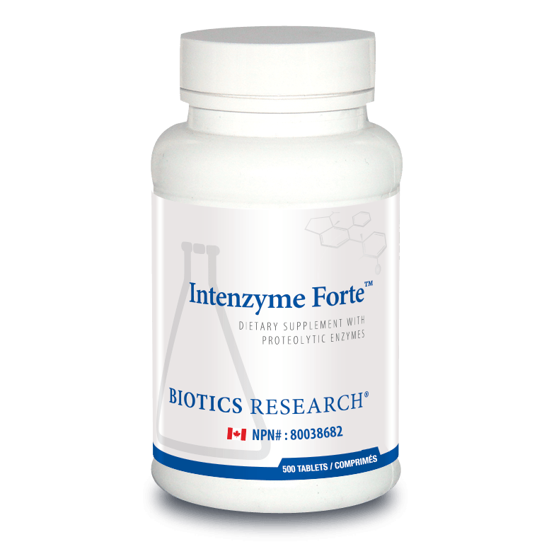 Biotics Research Intenzyme Forte 500 Tablets - Nature's Source Inc