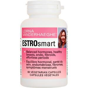 Smart Solutions Estrosmart, 120 Vegan Capsules - Balances Hormones, Support Detoxification, Controls Breast Pain - Nature's Source Inc