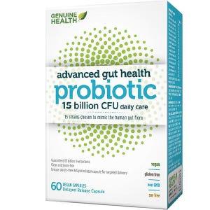 Genuine Health Advanced Gut Probiotics 15 Billion 60vc - Nature's Source Inc