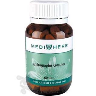 MediHerb Andrographis Complex 60 Tablets - A Herbal Blend Relieve Symptoms of Common Cold, Flu, and Mild Respiratory Infections - Nature's Source Inc