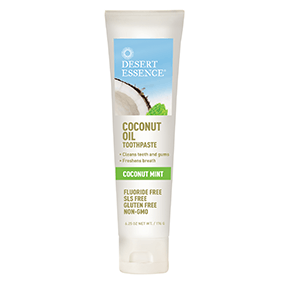 Desert Essence Coconut Oil Toothpaste - 176g - Nature's Source Inc
