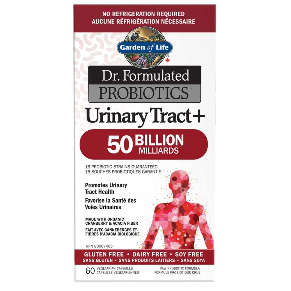 Garden of Life Urinary Tract+ 50 Billion Shelf Stable 60 Veg - Caps - Nature's Source Inc