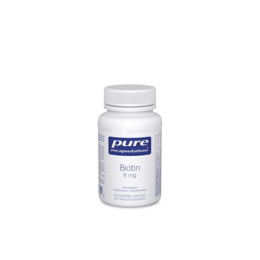 Pure Encapsulations Biotin 8mg 120 Veg - Caps - Nature's Source Inc