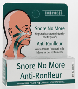 Homeocan Snore No More Pellets 4g - Nature's Source Inc