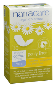 Natracare Mini Panty Liners 30 pc - Nature's Source Inc