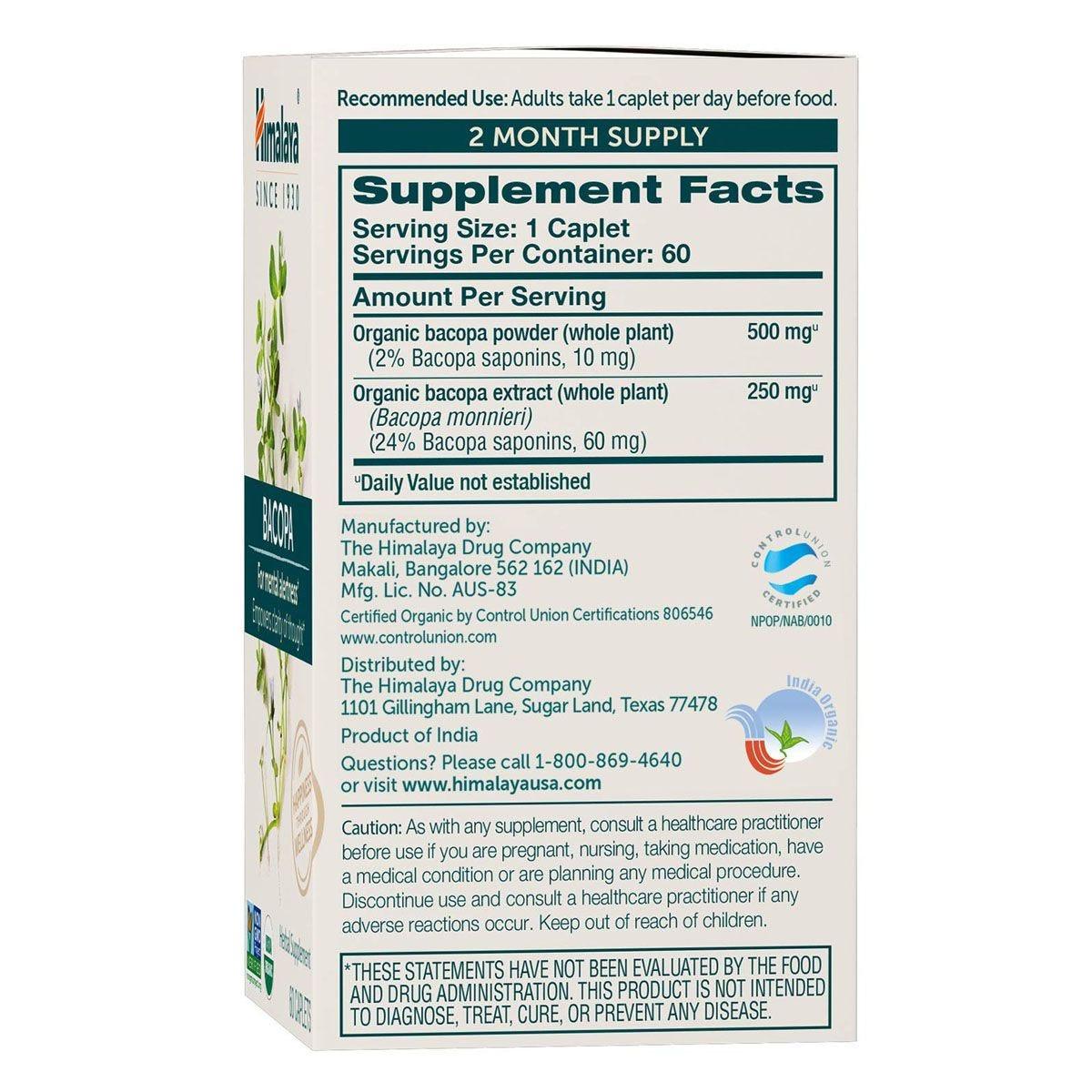 Himalaya Bacopa 60 Caps - Nature's Source Inc
