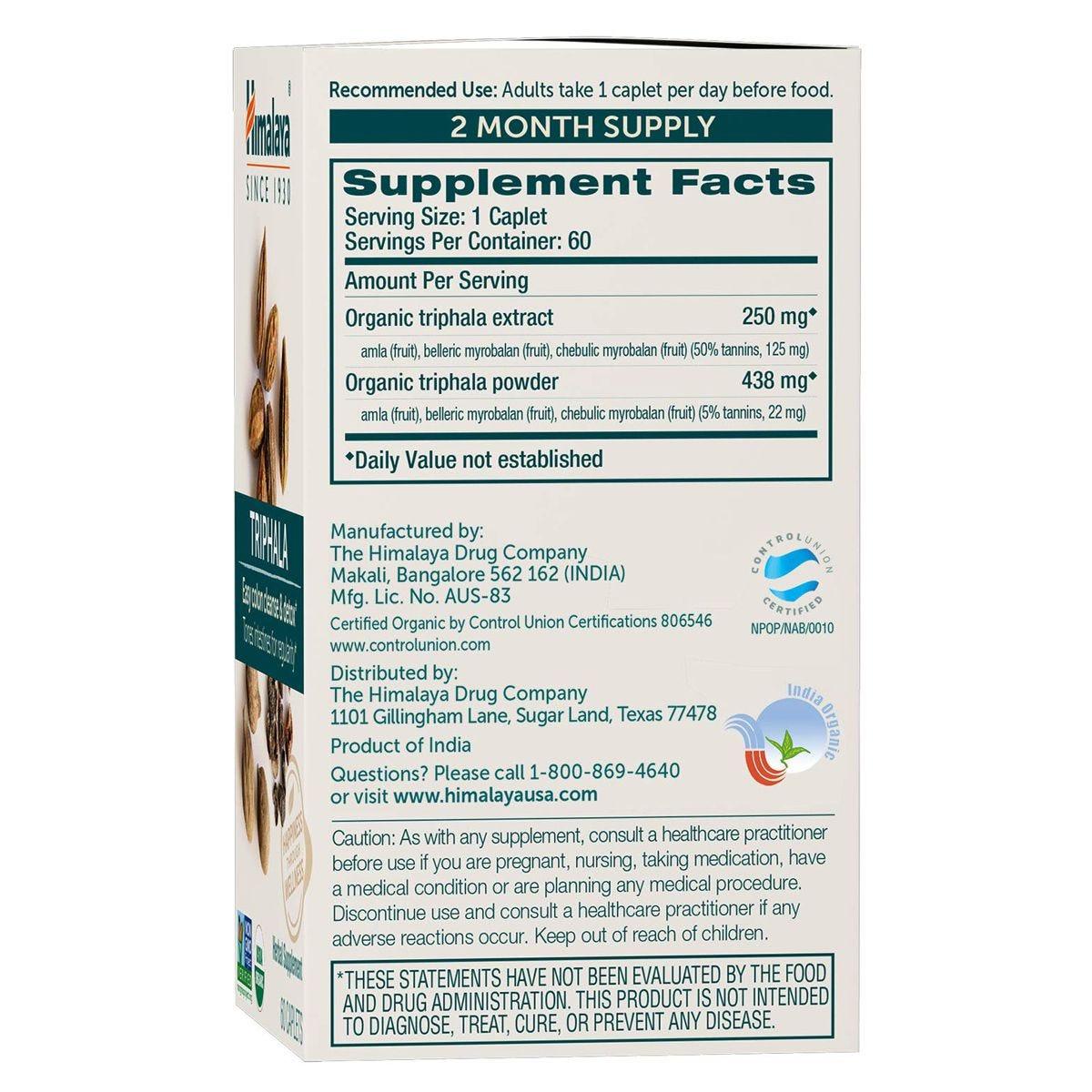 Himalaya Triphala 60 Veg Caps - Nature's Source Inc