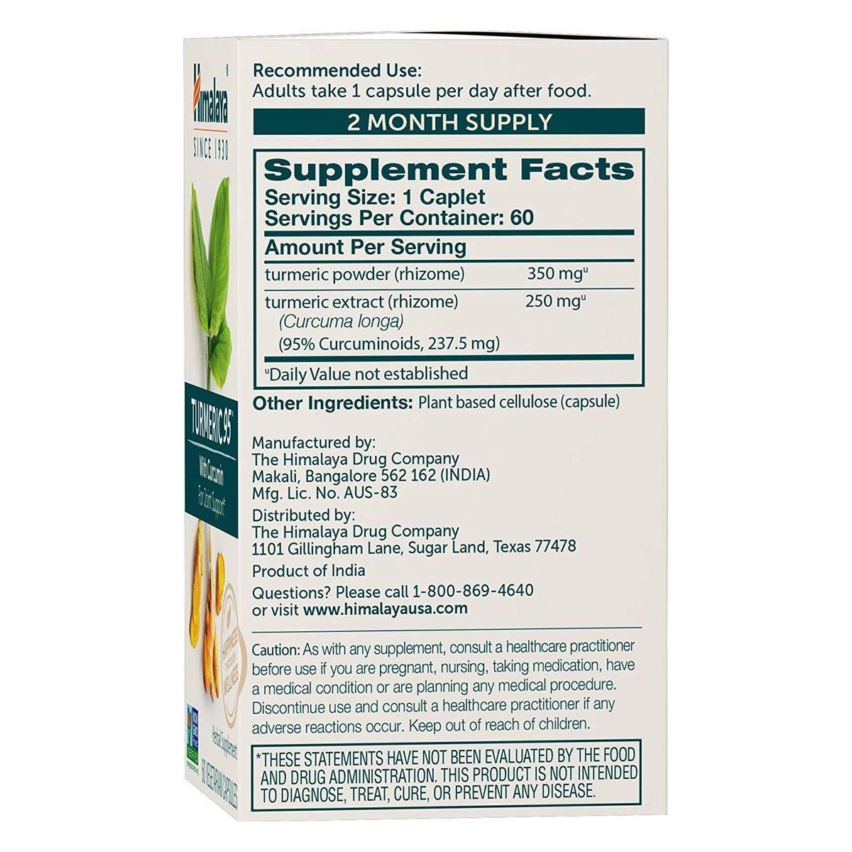 Himalaya Turmeric 60 ct - Nature's Source Inc