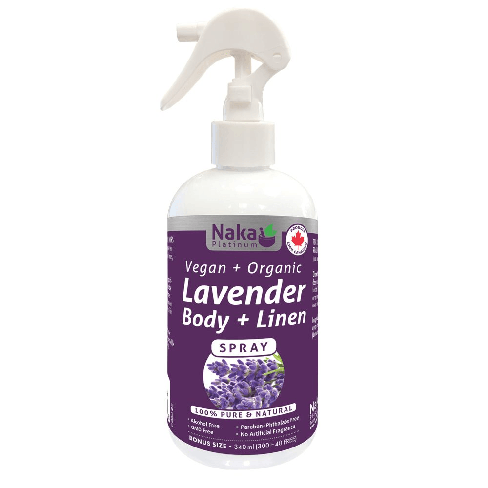 Naka Platinum Lavender Body + Linen Spray 300 ML Spray - Nature's Source Inc