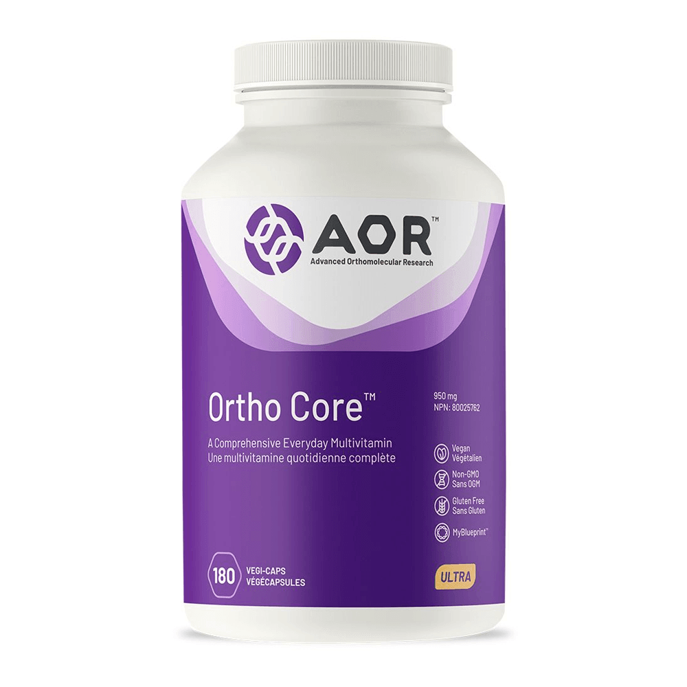AOR Ortho Core 180 Vegan Capsules - Everyday Multivitamin, Broad Spectrum of Vitamins, Minerals, Antioxidants Including Phytonutrients, Anti - aging Phytonutrients and Antioxidants - Nature's Source Inc
