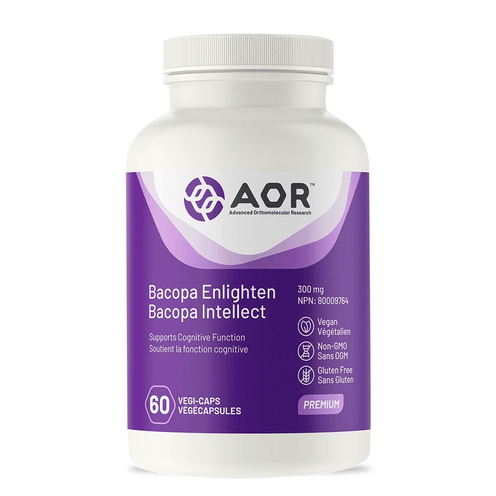AOR Bacopa Enlighten 60 Veg - Caps - Nature's Source Inc