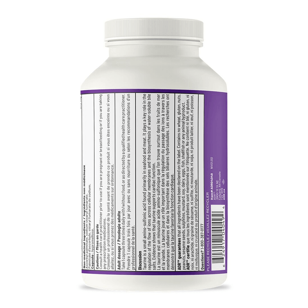 AOR Taurine 270 Veg - Caps - Nature's Source Inc