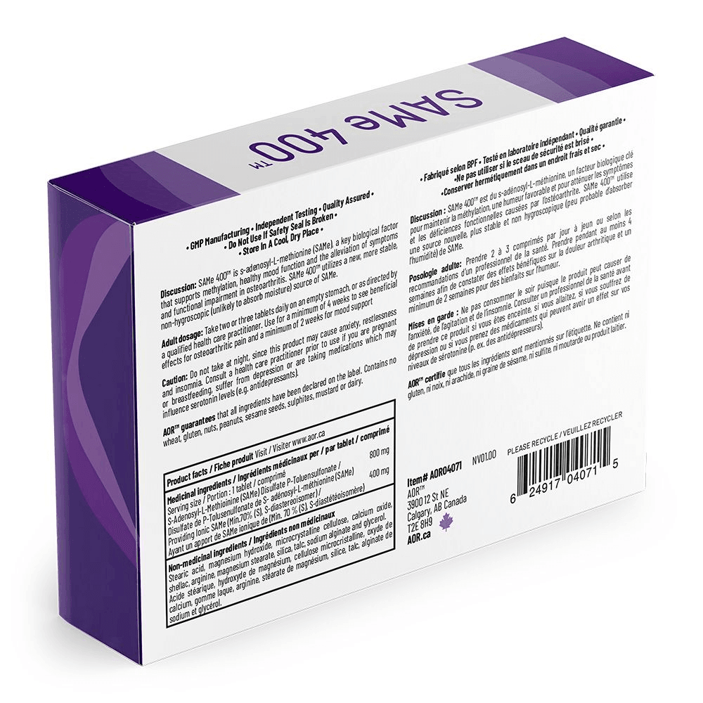 AOR SAMe 30 Tablets - Nature's Source Inc