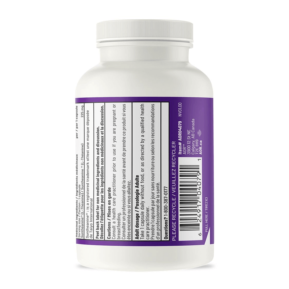 AOR Zen Theanine, 60 Vcaps - Nature's Source Inc