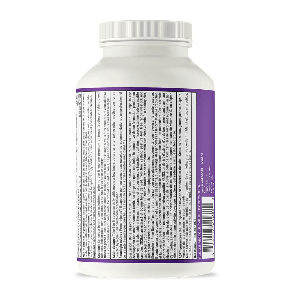 AOR Bone Basics 240 Veg - Caps - Nature's Source Inc
