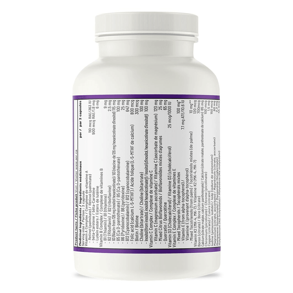 AOR Multi Basics - 3 90 Veg - Caps - Nature's Source Inc