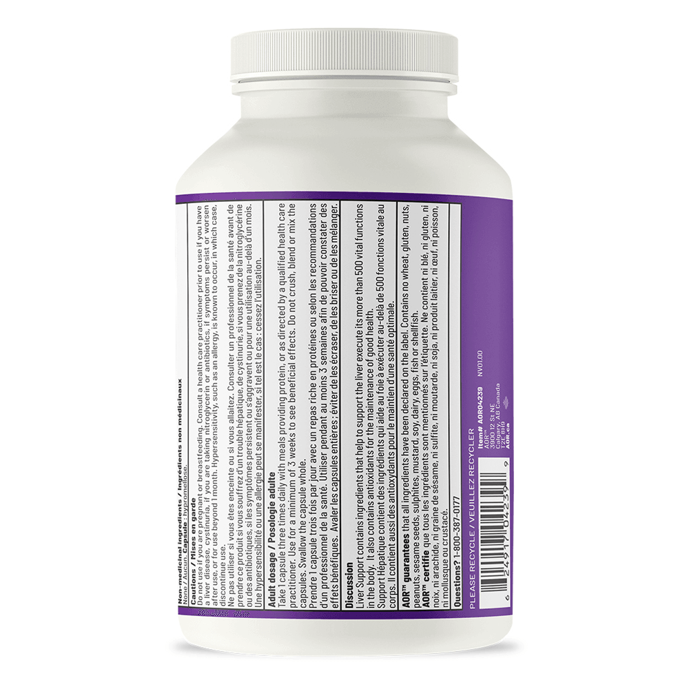 AOR Liver Support 180 Veg - Caps - Nature's Source Inc
