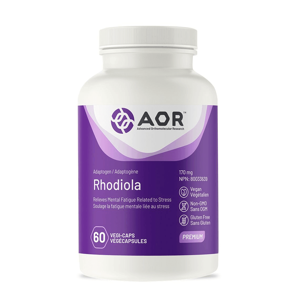 AOR Rhodiola 60 Veg - Caps - Nature's Source Inc