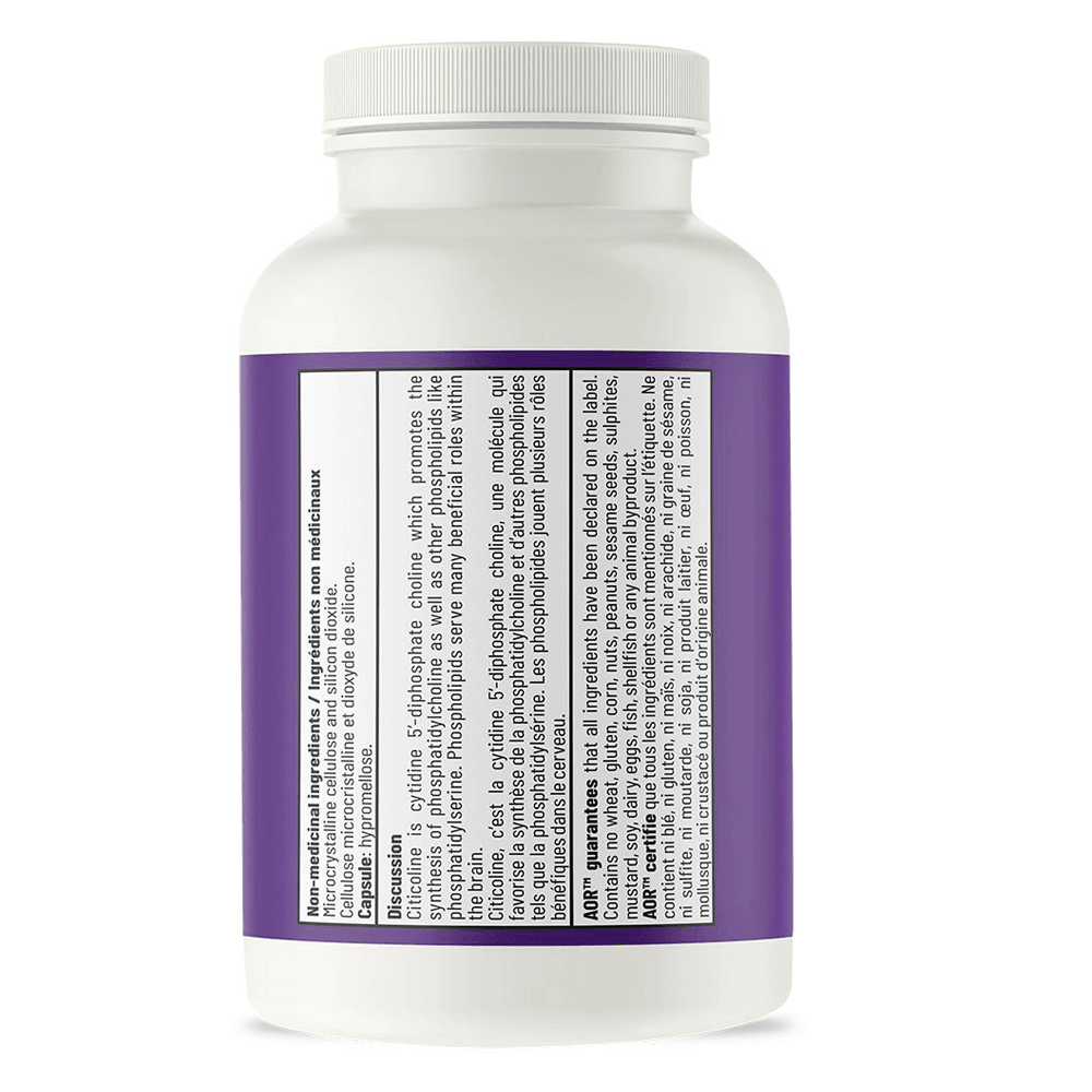 AOR Citicoline (60 Veg Caps) - Nature's Source Inc