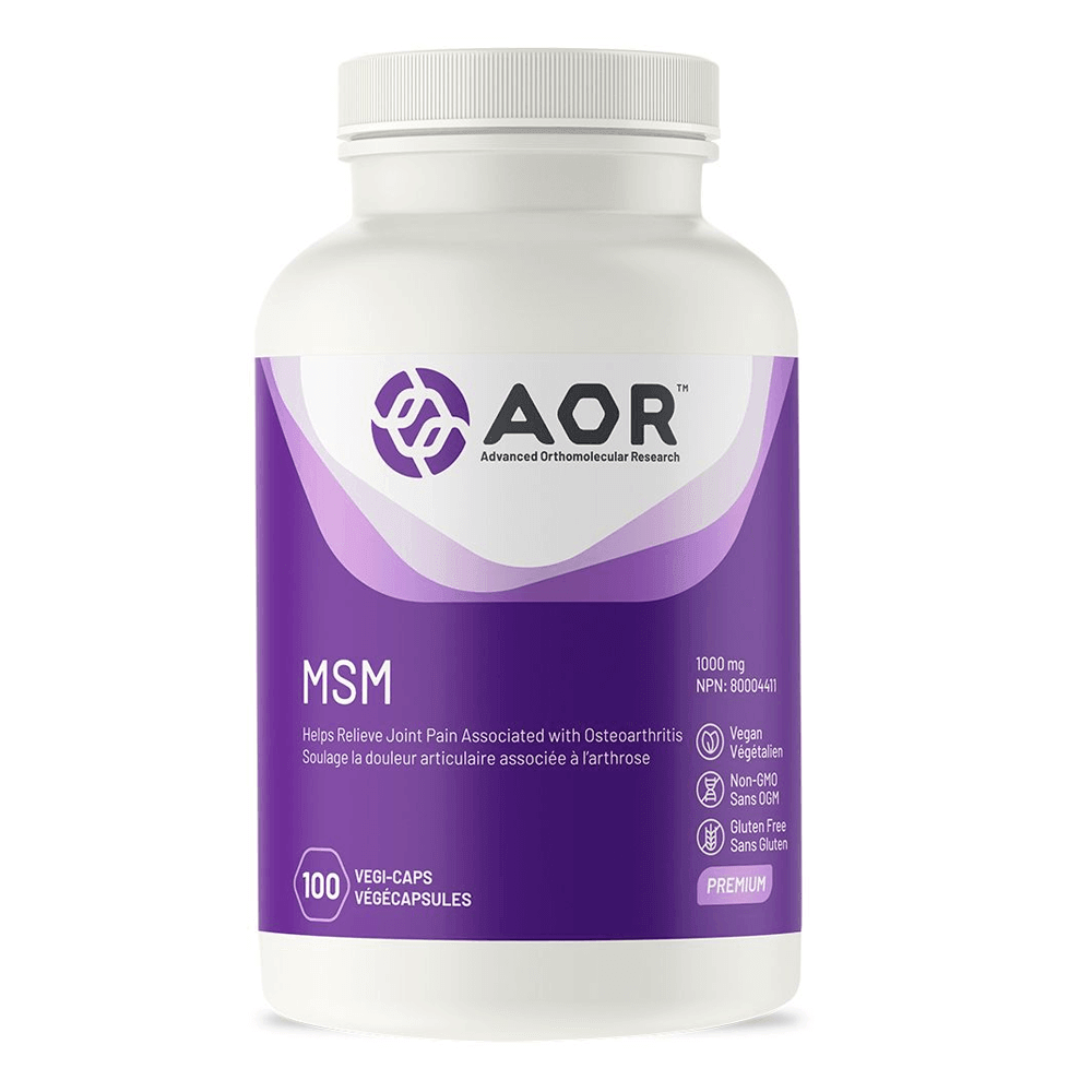 AOR MSM 100 Veg - Caps - Nature's Source Inc
