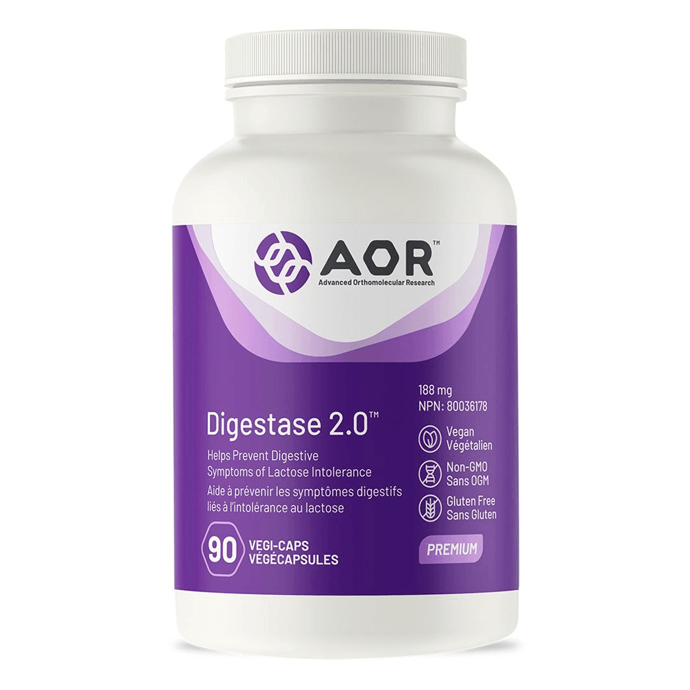 AOR Digestase 2.0 90 Veg - Caps - Nature's Source Inc