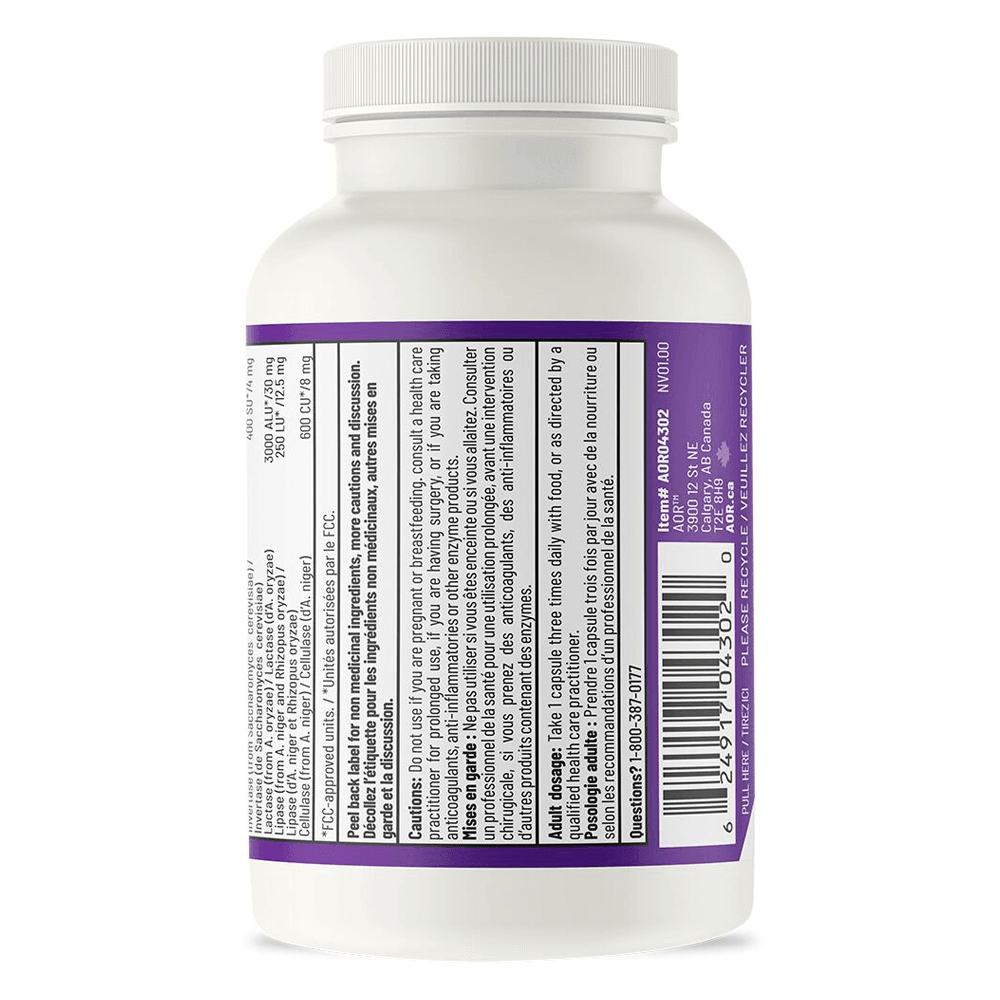 AOR Digestase 2.0 90 Veg - Caps - Nature's Source Inc
