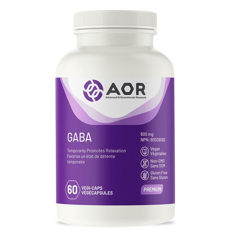 AOR Gaba 60 Veg - Caps - Nature's Source Inc