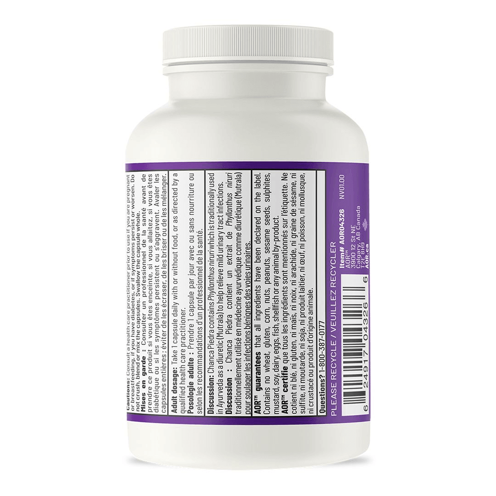 AOR Chanca Piedra 90 Vegan Capsules - Supports Kidney, Liver, And Gall Bladder Health, Helps Eliminate Gallstones And Kidney Stones, Protects Liver From Toxins, An Effective Dose Of A Traditional Remedy - Nature's Source Inc