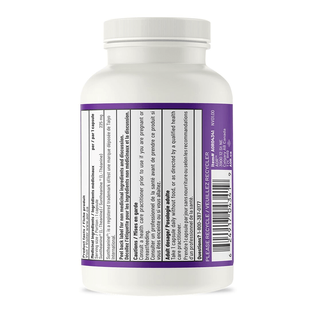 AOR Zen Theanine, 120 Vcaps - Nature's Source Inc
