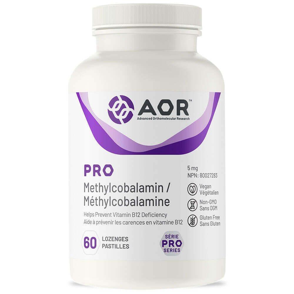 AOR Pro Methylcobalamin - 60 Lozenges - Nature's Source Inc