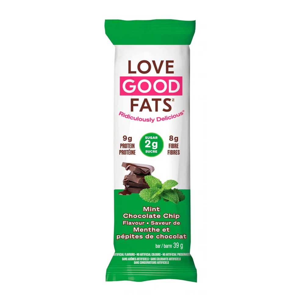 Love Good Fats Mint Chocolate Chip Snack Bar 39 g - Nature's Source Inc