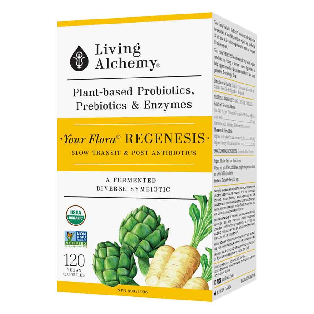 Living Alchemy Your Flora Regenesis 120 Capsules - Nature's Source Inc