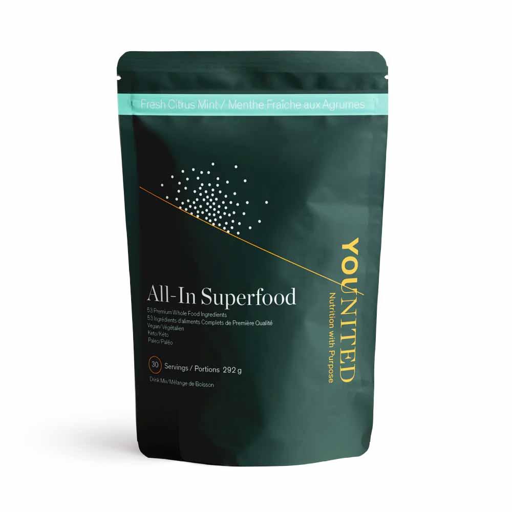 Younited All - In Superfood Citrus Mint 292g - Nature's Source Inc