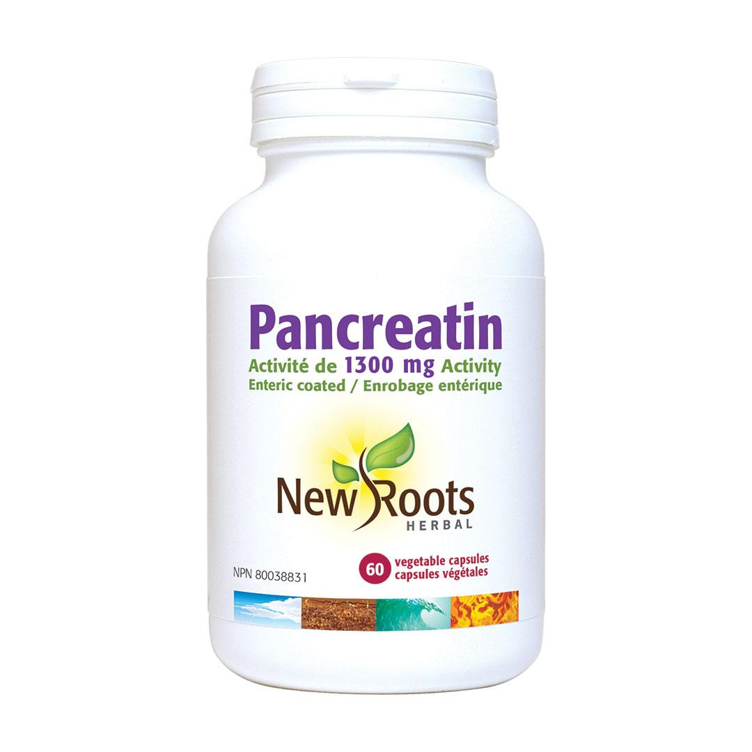 New Roots Pancreatin 60c - Nature's Source Inc