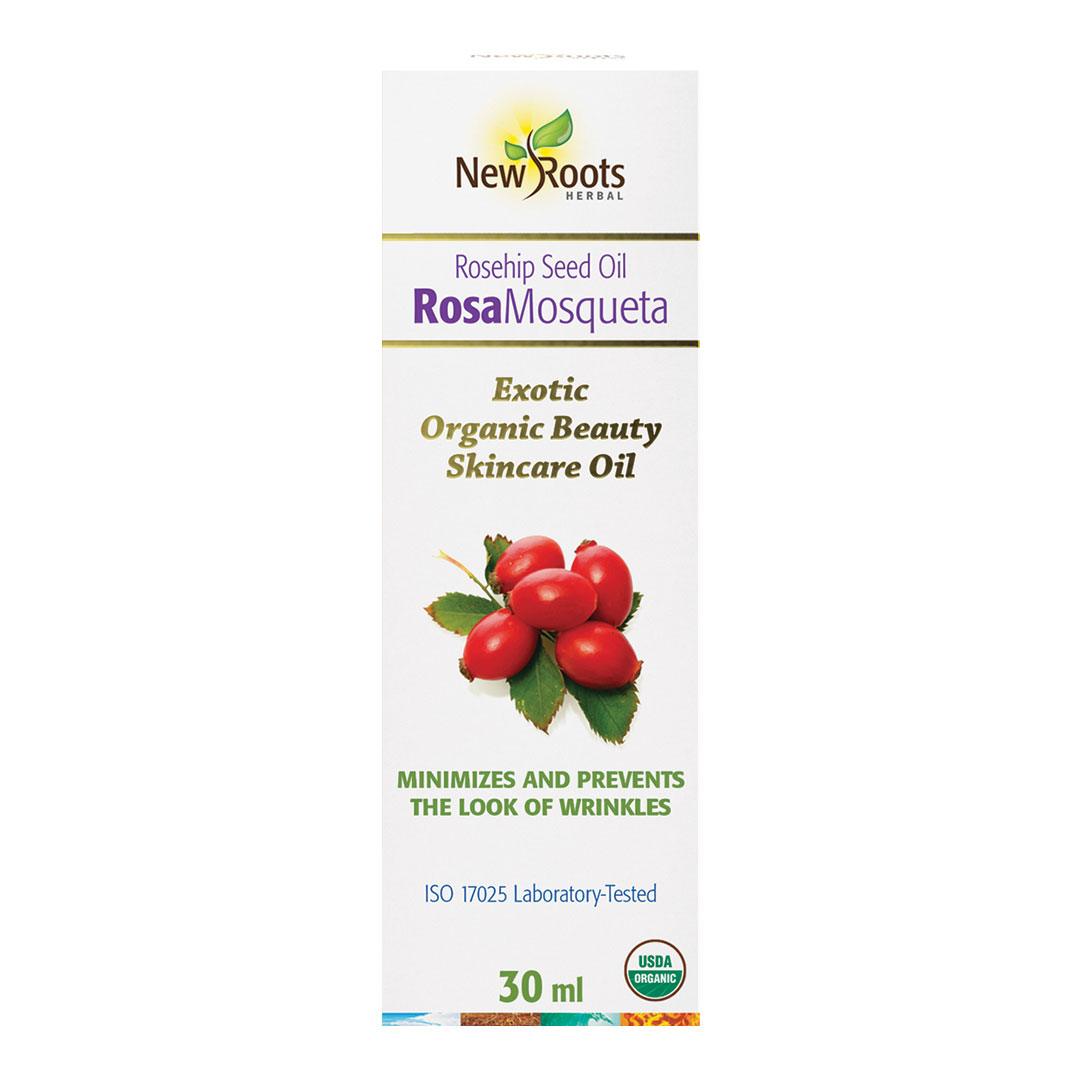 New Roots Herbal Rosa Mosqueta Seed Oil (Rosehip) - 30ml - Nature's Source Inc