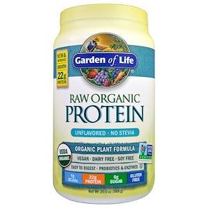 Garden of Life Raw Organic Protein Unflavourd 568g - Nature's Source Inc