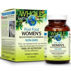 Natural Factors Whole Earth & Sea Women's Multi (60 t) - Nature's Source Inc