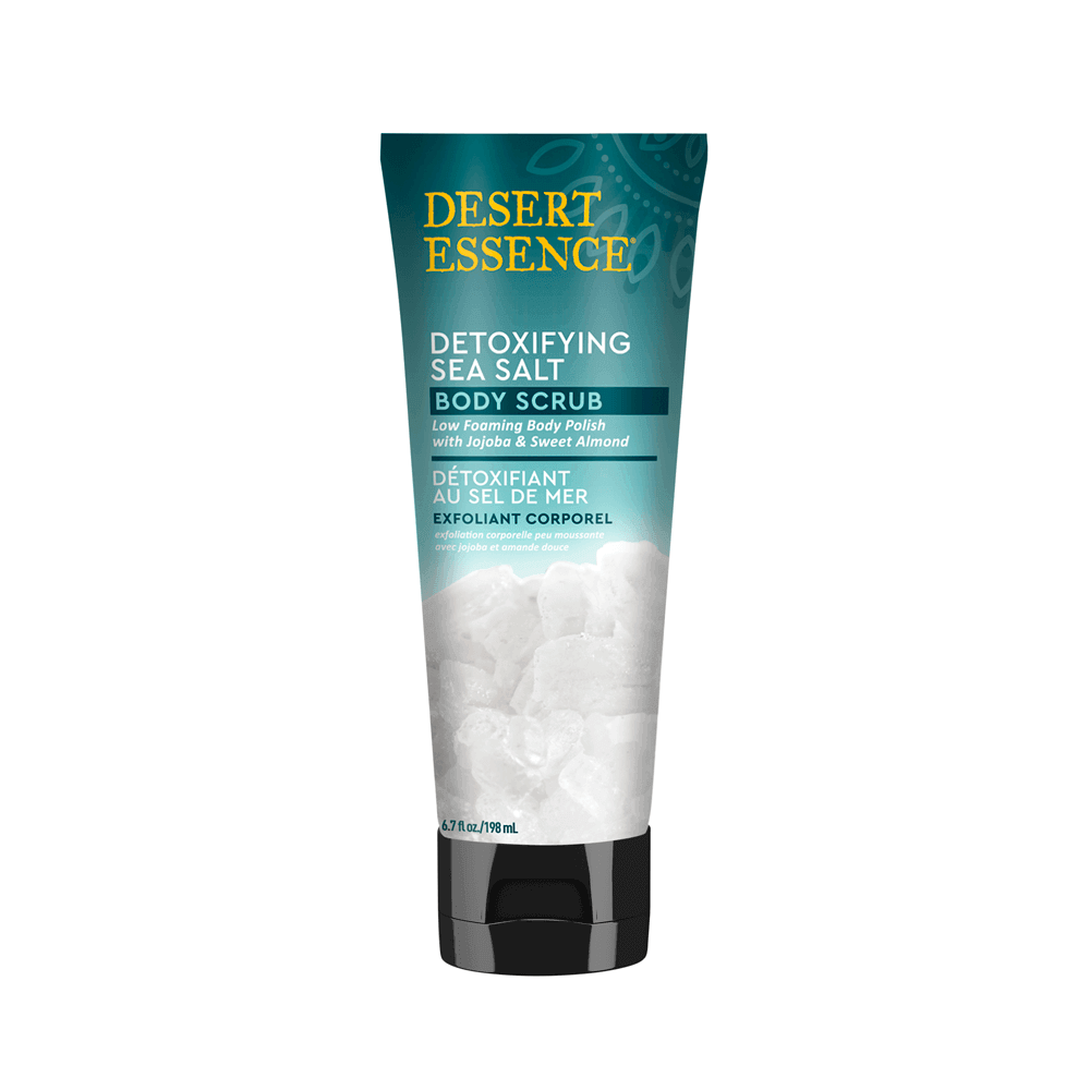 Desert Essence Detoxifying Sea Salt Scrub 198ml - Nature's Source Inc