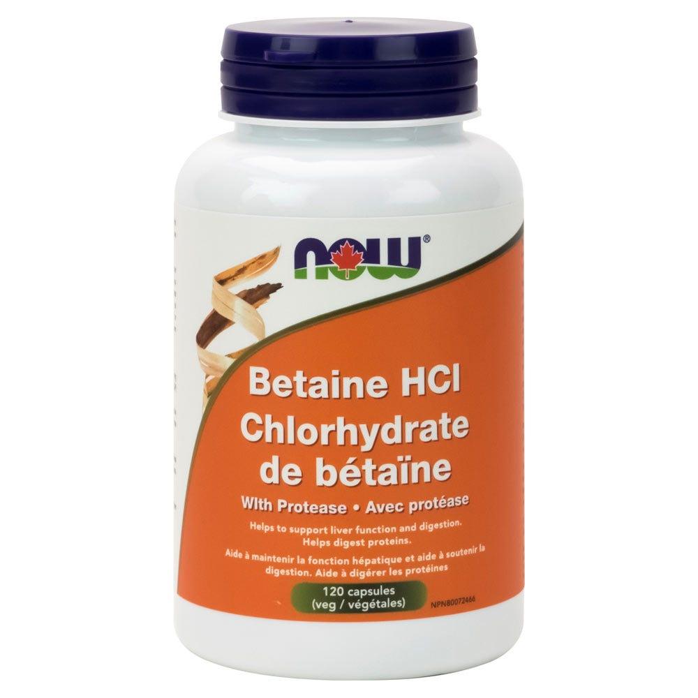 Now Betaine HCL Chlorhydrate - 120 Veg Capsules - Nature's Source Inc