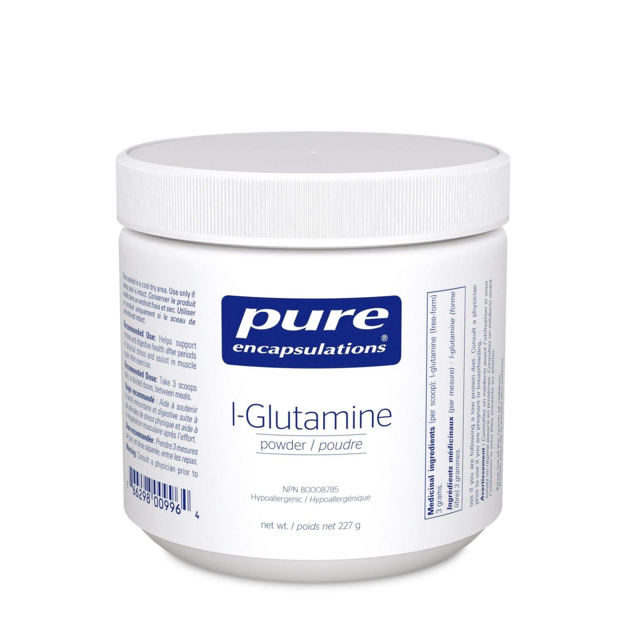 Pure Encapsulations L - Glutamine 227g - Nature's Source Inc