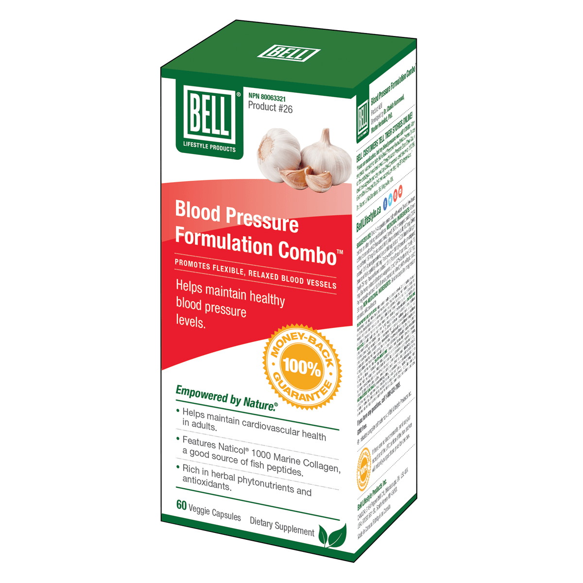 Bell Lifestyles Blood Pressure Combo 60c - Nature's Source Inc