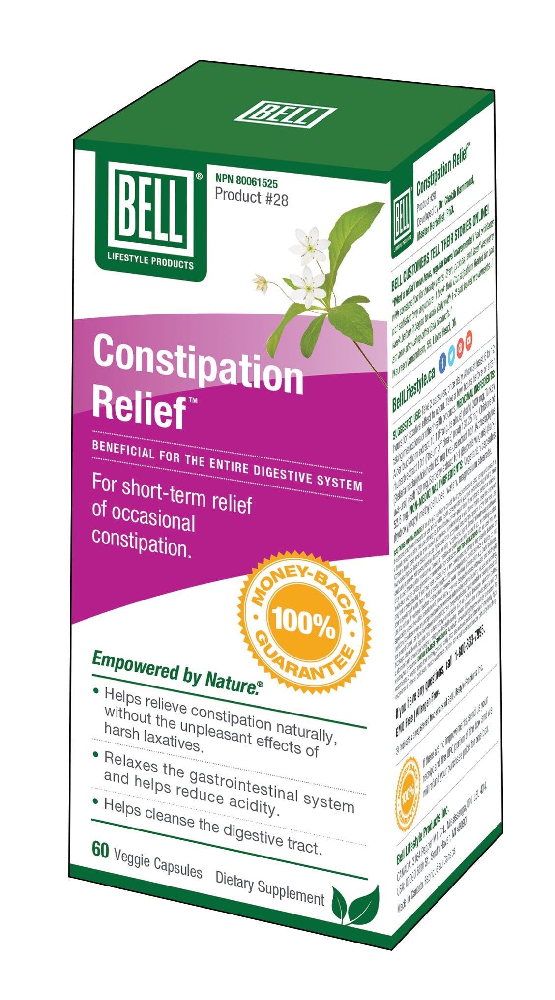 Bell Lifestyles Constipation Relief Tea 20 bags - Nature's Source Inc