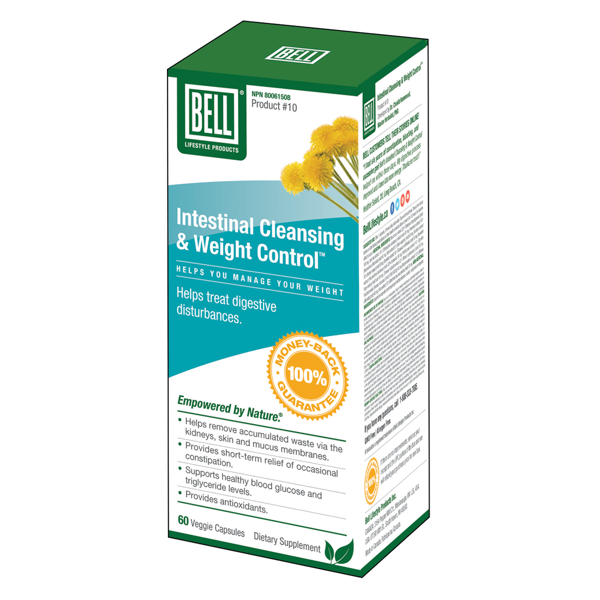 Bell Lifestyles Cleansing & Weight Control 60c - Nature's Source Inc
