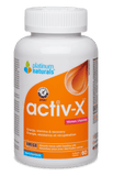 Platinum Naturals Activ - X for Women, 60 Softgels - Athlete Multivitamin Health Supplement, Energy Recovery & Stamina Supplement for Women, Reduce Injuries & Inflammation - Nature's Source Inc