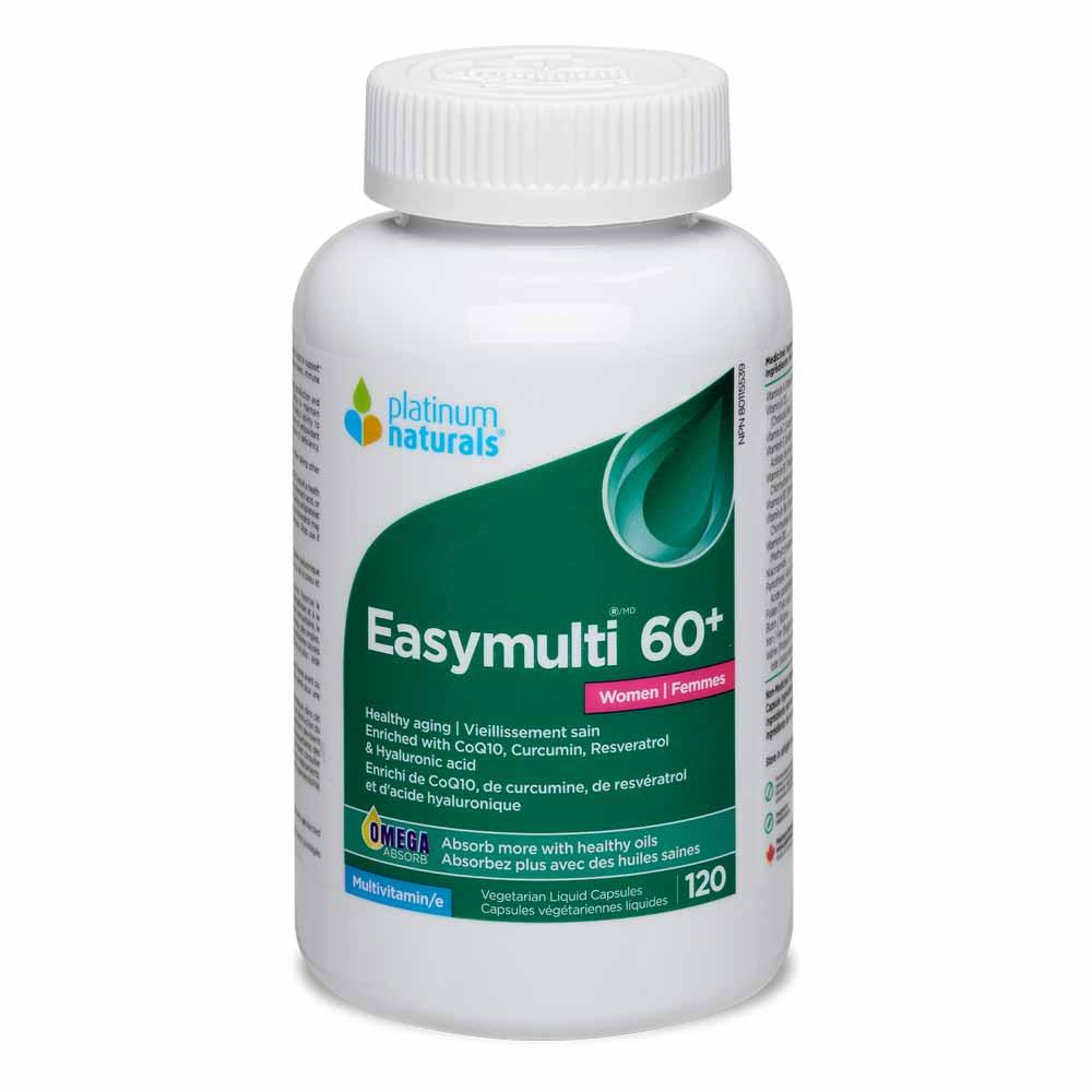 Platinum Naturals Easymulti 60+ Women 120 Softgels - Nature's Source Inc