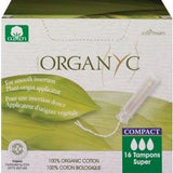 Organyc Tampons Super with Applicator 16 Count - Nature's Source Inc