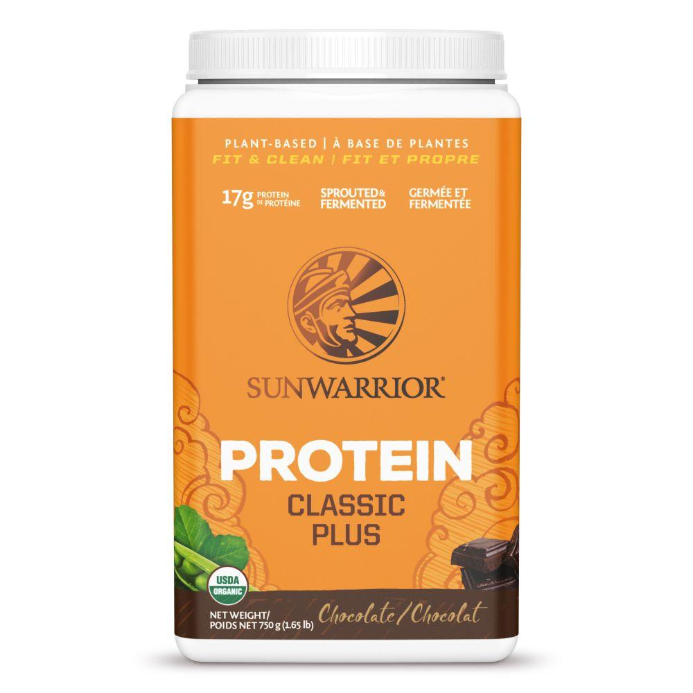 Sunwarrior Classic Plus Protein Chocolate 750g - Nature's Source Inc