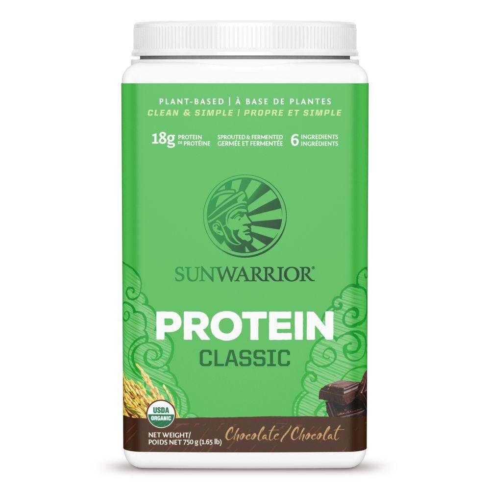 Sunwarrior Classic Rice Protein Chocolate 750 g - Nature's Source Inc